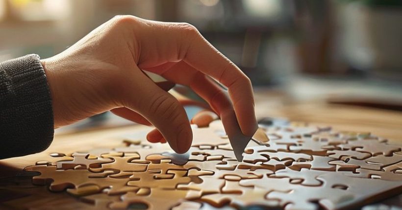{"prompt":"A photorealistic image depicting a well-organized workspace. A hand is shown placing a piece of a puzzle onto a larger board, where other puzzle pieces are already connected, forming an abstract representation of a control panel. The background should be softly blurred, highlighting the puzzle and the hand. The overall tone should be professional and aspirational, suggesting organization, control, and achievement.","originalPrompt":"A photorealistic image depicting a well-organized workspace. A hand is shown placing a piece of a puzzle onto a larger board, where other puzzle pieces are already connected, forming an abstract representation of a control panel. The background should be softly blurred, highlighting the puzzle and the hand. The overall tone should be professional and aspirational, suggesting organization, control, and achievement.","width":1024,"height":1024,"seed":1365,"model":"sana","enhance":false,"nologo":false,"negative_prompt":"undefined","nofeed":false,"safe":false,"quality":"medium","image":[],"transparent":false,"has_nsfw_concept":false,"concept":[],"trackingData":{"actualModel":"sana","usage":{"completionImageTokens":1,"totalTokenCount":1}}}