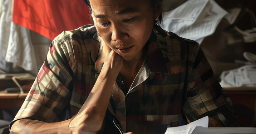 {"prompt":"Detailed photorealistic image of a Thai person looking thoughtfully at tax documents and a calculator, with the Thai flag subtly in the background. The scene should convey a sense of understanding and empowerment over tax complexities.","originalPrompt":"Detailed photorealistic image of a Thai person looking thoughtfully at tax documents and a calculator, with the Thai flag subtly in the background. The scene should convey a sense of understanding and empowerment over tax complexities.","width":1024,"height":1024,"seed":14541,"model":"sana","enhance":false,"nologo":false,"negative_prompt":"undefined","nofeed":false,"safe":false,"quality":"medium","image":[],"transparent":false,"has_nsfw_concept":false,"concept":[],"trackingData":{"actualModel":"sana","usage":{"completionImageTokens":1,"totalTokenCount":1}}}