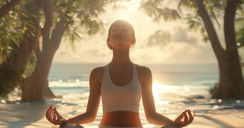 {"prompt":"A person meditating peacefully in a serene natural setting (e.g., a forest, beach) under a sunny sky. The person is sitting in a yoga pose with their eyes closed, radiating calmness and serenity. The overall tone should be peaceful and inspiring, visually representing effective stress management. Photorealistic, high resolution.","originalPrompt":"A person meditating peacefully in a serene natural setting (e.g., a forest, beach) under a sunny sky. The person is sitting in a yoga pose with their eyes closed, radiating calmness and serenity. The overall tone should be peaceful and inspiring, visually representing effective stress management. Photorealistic, high resolution.","width":1024,"height":1024,"seed":16991,"model":"sana","enhance":false,"nologo":false,"negative_prompt":"undefined","nofeed":false,"safe":false,"quality":"medium","image":[],"transparent":false,"has_nsfw_concept":false,"concept":[],"trackingData":{"actualModel":"sana","usage":{"completionImageTokens":1,"totalTokenCount":1}}}
