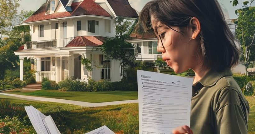 {"prompt":"A person looking confused while holding tax documents, contrasted with an image of a beautiful house and land plot representing clarity and understanding. The overall image should convey the feeling of overcoming confusion and achieving understanding of land and building tax in Thailand. Photorealistic, high resolution.","originalPrompt":"A person looking confused while holding tax documents, contrasted with an image of a beautiful house and land plot representing clarity and understanding. The overall image should convey the feeling of overcoming confusion and achieving understanding of land and building tax in Thailand. Photorealistic, high resolution.","width":1024,"height":1024,"seed":1552,"model":"sana","enhance":false,"nologo":false,"negative_prompt":"undefined","nofeed":false,"safe":false,"quality":"medium","image":[],"transparent":false,"has_nsfw_concept":false,"concept":[],"trackingData":{"actualModel":"sana","usage":{"completionImageTokens":1,"totalTokenCount":1}}}